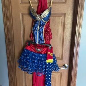 Wonder Woman Women’s Costume - Red, Blue, Gold